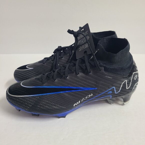 NEW Nike Zoom Superfly 9 Elite FG Soccer Cleats BAG DJ4977-040 Size 6.5 Black - Picture 2 of 8